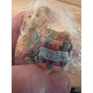 Cherished Teddies‎ 1994 Drummer Boy Christmas Ornament w/ Box & COA